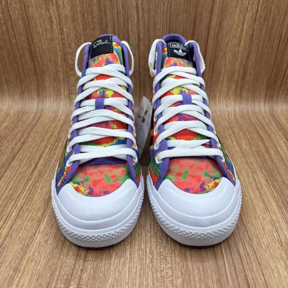 Adidas‎ Originals Nizza Junior SZ 7 Y Women 9 Lisa Simpson Sneakers THE SIMPSONS